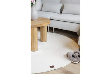 Villamatto Merino - 160x160 cm, Kreemi - Kodintekstiilit & matot - Matto - Moderni matto - Villamatto