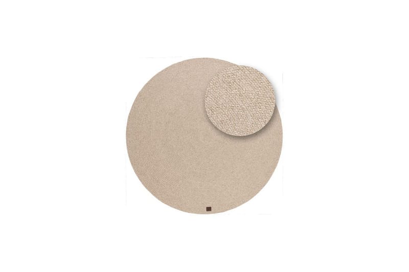 Villamatto Merino - 160x160 cm, Pellava - Kodintekstiilit & matot - Matto - Moderni matto - Villamatto