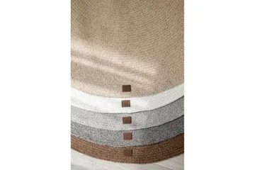 Villamatto Merino - 200x200 cm, Harmaa - Kodintekstiilit & matot - Matto - Moderni matto - Villamatto