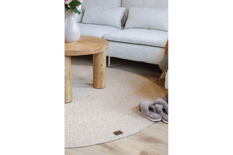 Villamatto Merino - 200x200 cm, Pellava - Kodintekstiilit & matot - Matto - Moderni matto - Villamatto