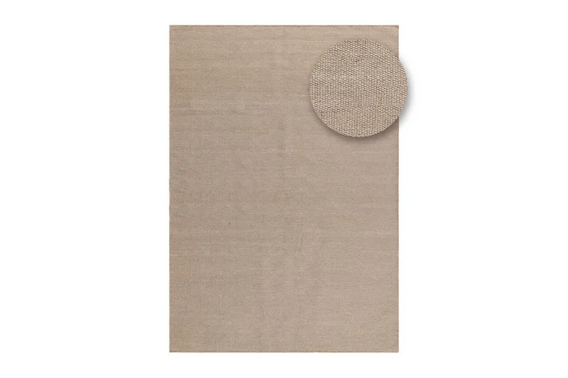 Villamatto Molly - 160x230 cm, Tumma Pellava - Kodintekstiilit & matot - Matto - Moderni matto - Villamatto