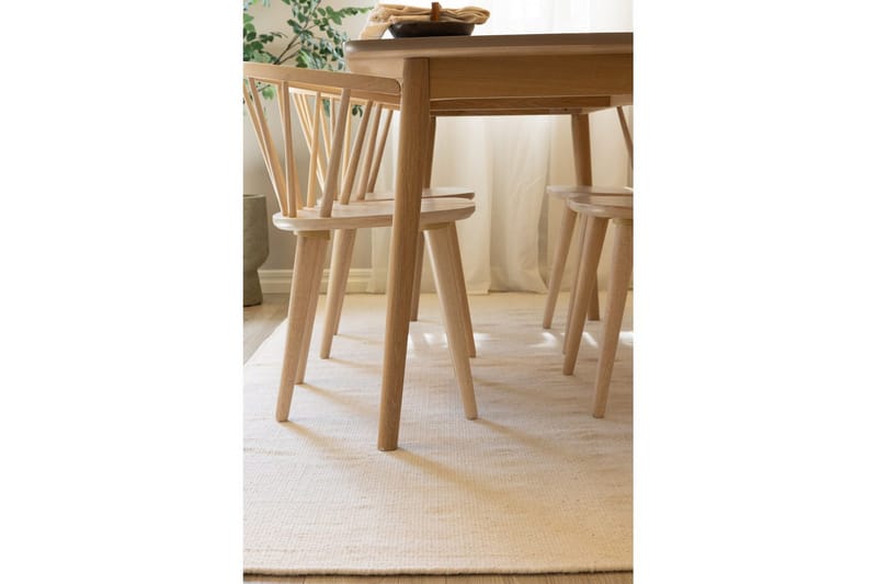 Villamatto Molly - 200x200 cm, Kreemi - Kodintekstiilit & matot - Matto - Moderni matto - Villamatto