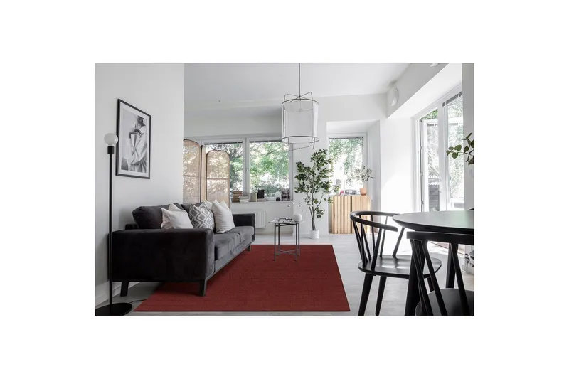Villamatto Molly - 240x340 cm, Marsala - Kodintekstiilit & matot - Matto - Moderni matto - Villamatto