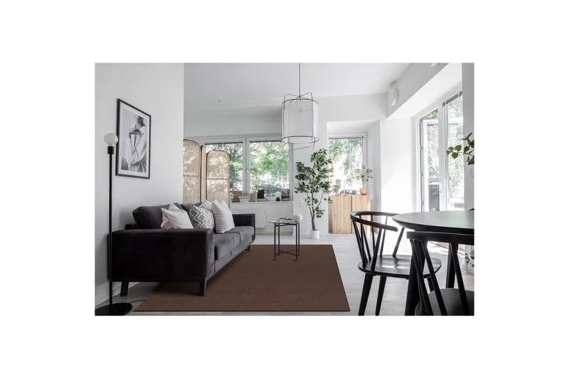 Villamatto Molly - 240x340 cm, Suklaanruskea - Kodintekstiilit & matot - Matto - Moderni matto - Villamatto