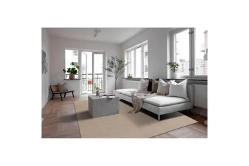 Villamatto Molly - 240x340 cm, Tumma Pellava - Kodintekstiilit & matot - Matto - Moderni matto - Villamatto