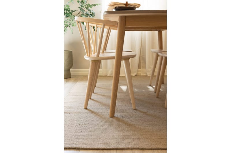 Villamatto Molly - 240x340 cm, Tumma Pellava - Kodintekstiilit & matot - Matto - Moderni matto - Villamatto