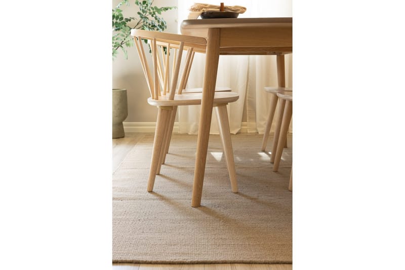 Villamatto Molly - 240x340 cm, Tumma Pellava - Kodintekstiilit & matot - Matto - Moderni matto - Villamatto