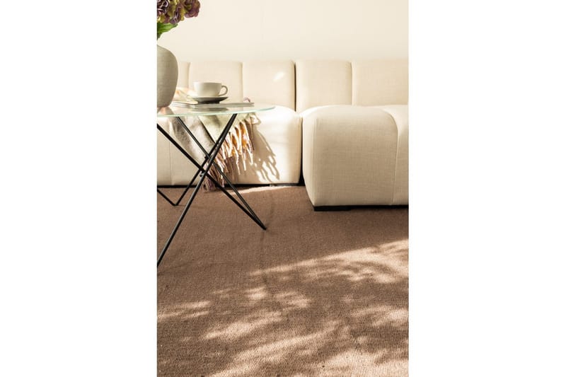 Villamatto Molly - 250x250 cm, Suklaanruskea - Kodintekstiilit & matot - Matto - Moderni matto - Villamatto