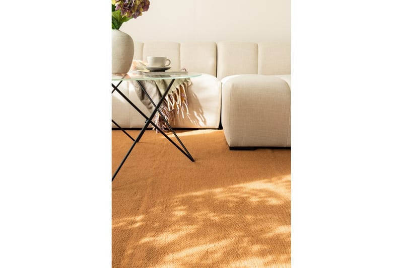 Villamatto Molly - 250x250 cm, Terrakotta - Kodintekstiilit & matot - Matto - Moderni matto - Villamatto