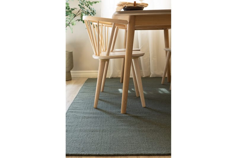 Villamatto Molly - 250x250 cm, Vihreä - Kodintekstiilit & matot - Matto - Moderni matto - Villamatto