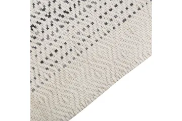 Villamatto Omerli 160x230 cm - Musta/Valkoinen - Kodintekstiilit & matot - Matto - Moderni matto - Villamatto