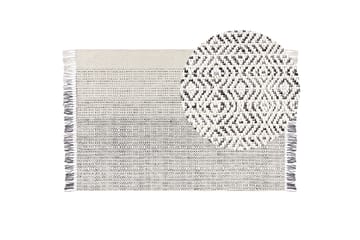 Villamatto Omerli 160x230 cm - Musta/Valkoinen - Kodintekstiilit & matot - Matto - Moderni matto - Villamatto
