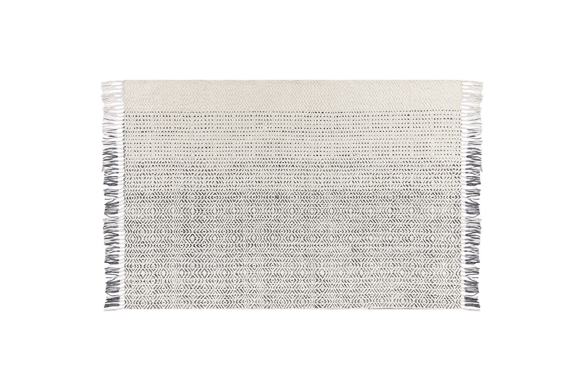 Villamatto Omerli 160x230 cm - Musta/Valkoinen
