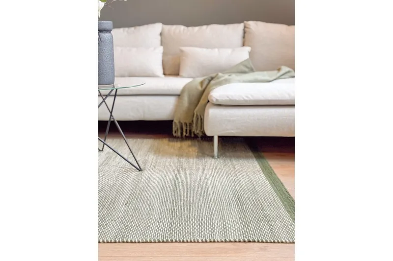 Villamatto Sandhamn - 160x230 cm, Smaragdinvihreä - Kodintekstiilit & matot - Matto - Moderni matto - Villamatto