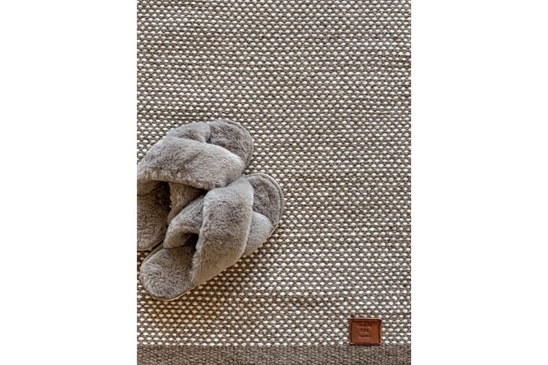 Villamatto Sandhamn - 160x230 cm, Tumma Pellava - Kodintekstiilit & matot - Matto - Moderni matto - Villamatto