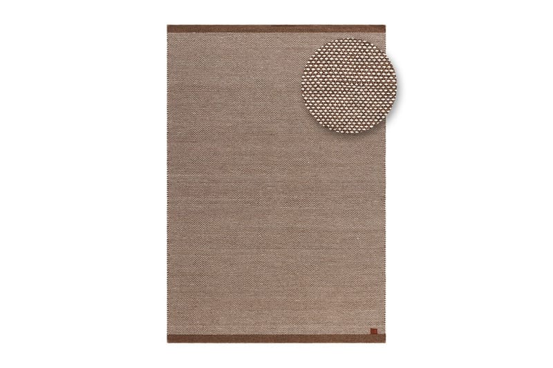 Villamatto Sandhamn - 160x230 cm, Tumma Pellava - Kodintekstiilit & matot - Matto - Moderni matto - Villamatto