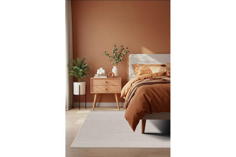 Villamatto Sandhamn - 200x300 cm, Hopea - Kodintekstiilit & matot - Matto - Moderni matto - Villamatto