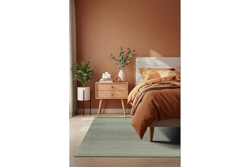 Villamatto Sandhamn - 200x300 cm, Smaragdinvihreä - Kodintekstiilit & matot - Matto - Moderni matto - Villamatto