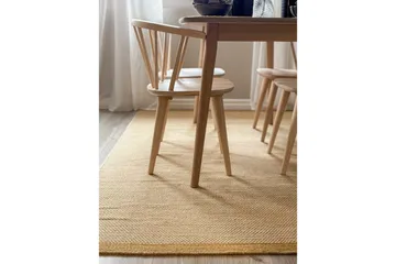 Villamatto Sandhamn - 240x340 cm, Keltainen - Kodintekstiilit & matot - Matto - Moderni matto - Villamatto