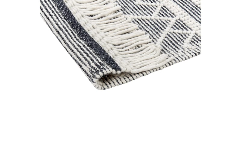 Villamatto Savuca 160x230 cm - Musta/Valkoinen - Kodintekstiilit & matot - Matto - Moderni matto - Villamatto