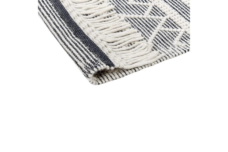 Villamatto Savuca 160x230 cm - Musta/Valkoinen - Kodintekstiilit & matot - Matto - Moderni matto - Villamatto