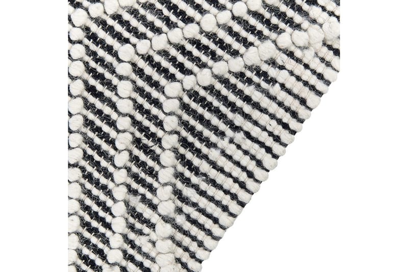 Villamatto Savuca 160x230 cm - Musta/Valkoinen - Kodintekstiilit & matot - Matto - Moderni matto - Villamatto
