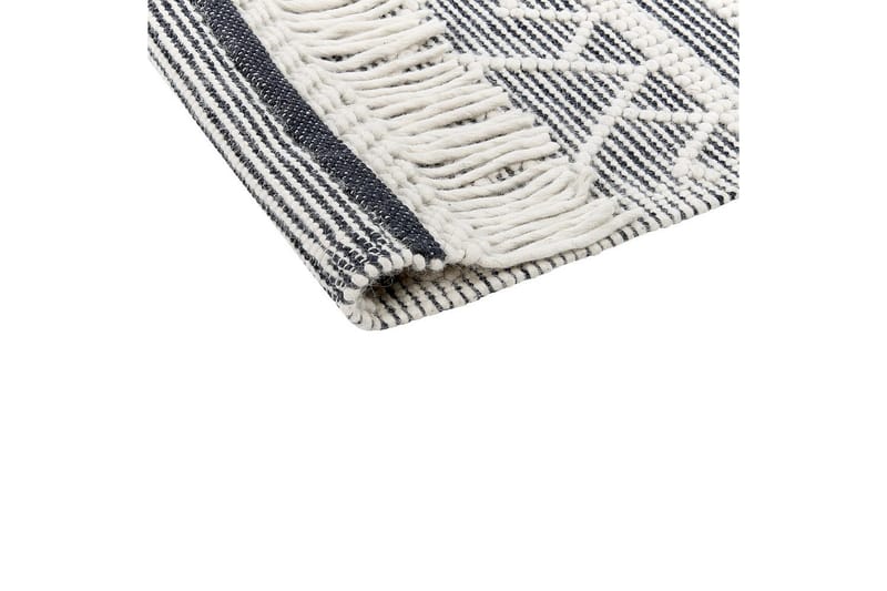 Villamatto Savuca 160x230 cm - Musta/Valkoinen - Kodintekstiilit & matot - Matto - Moderni matto - Villamatto