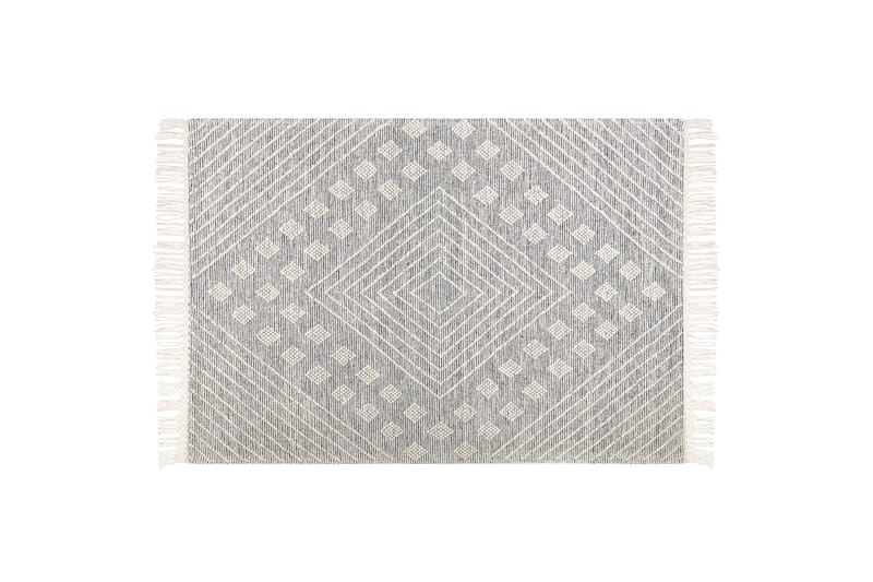 Villamatto Savur 160x230 cm - Musta/Valkoinen - Kodintekstiilit & matot - Matto - Moderni matto - Villamatto