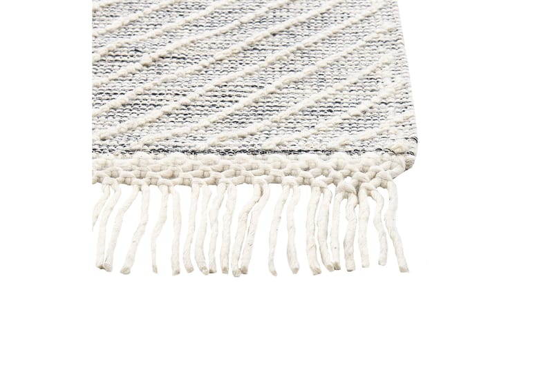 Villamatto Savur 160x230 cm - Musta/Valkoinen - Kodintekstiilit & matot - Matto - Moderni matto - Villamatto