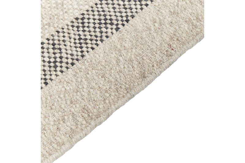 Villamatto Tacettin 140x200 cm - Musta/Valkoinen - Kodintekstiilit & matot - Matto - Moderni matto - Villamatto