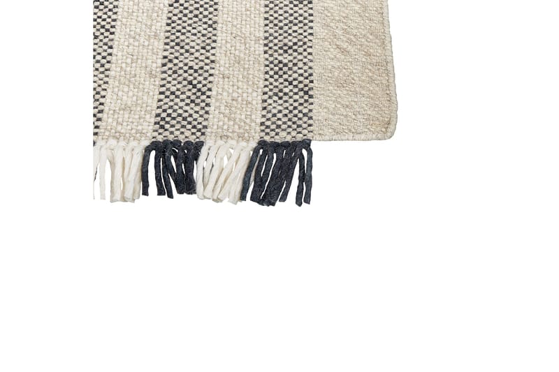 Villamatto Tacettin 140x200 cm - Musta/Valkoinen - Kodintekstiilit & matot - Matto - Moderni matto - Villamatto