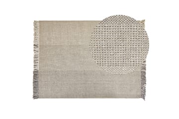 Villamatto Tekeler 140x200 cm - Harmaa - Kodintekstiilit & matot - Matto - Moderni matto - Villamatto
