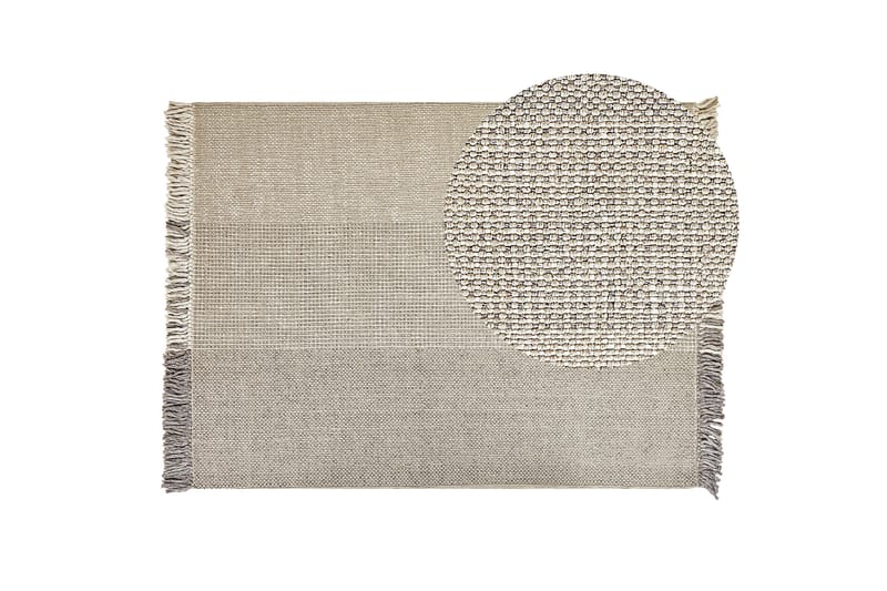Villamatto Tekeler 140x200 cm - Harmaa - Kodintekstiilit & matot - Matto - Moderni matto - Villamatto