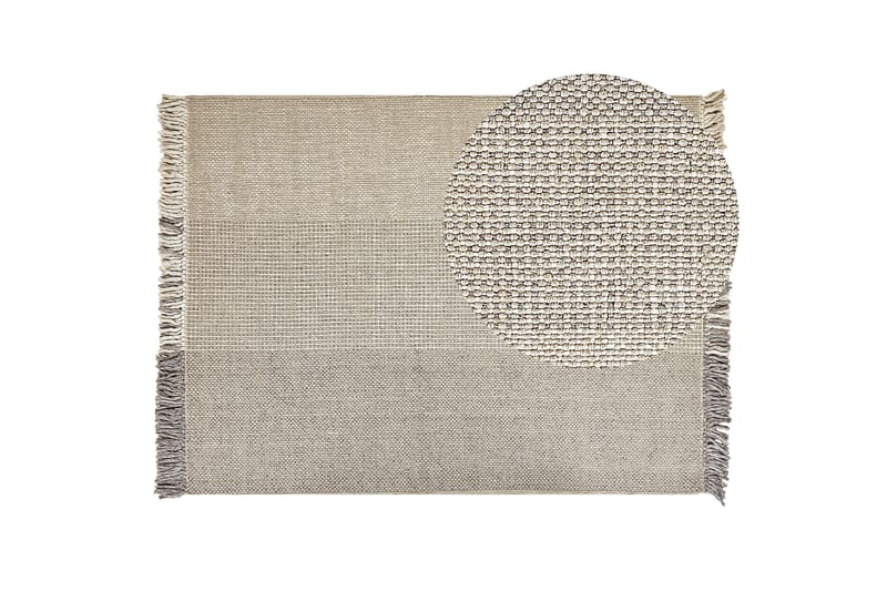 Villamatto Tekeler 160x230 cm - Harmaa - Kodintekstiilit & matot - Matto - Moderni matto - Villamatto