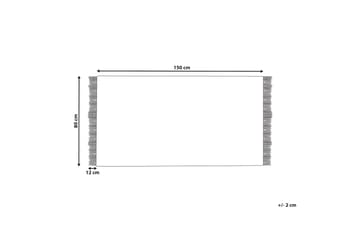 Villamatto Tekeler 80x150 cm - Harmaa - Kodintekstiilit & matot - Matto - Moderni matto - Villamatto