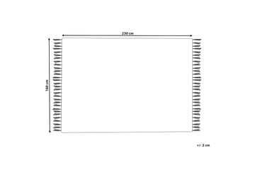 Villamatto Tonya 160x230 cm - Harmaa - Kodintekstiilit & matot - Matto - Moderni matto - Villamatto