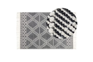 Villamatto Toprakkale 160x230 cm - Harmaa - Kodintekstiilit & matot - Matto - Moderni matto - Villamatto