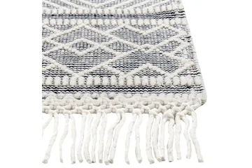 Villamatto Toprakkale 160x230 cm - Harmaa - Kodintekstiilit & matot - Matto - Moderni matto - Villamatto