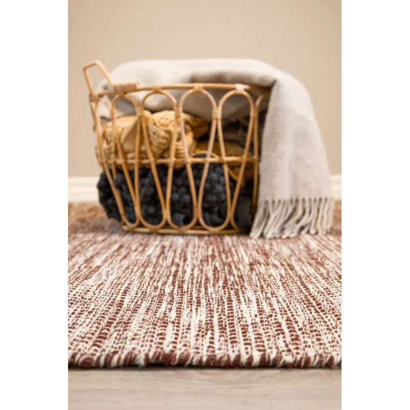 Villamatto Torsby - 160x230 cm, Marsala - Kodintekstiilit & matot - Matto - Moderni matto - Villamatto