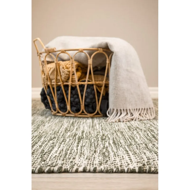 Villamatto Torsby - 160x230 cm, Oliivinvihreä - Kodintekstiilit & matot - Matto - Moderni matto - Villamatto