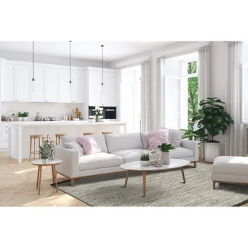 Villamatto Torsby - 160x230 cm, Oliivinvihreä - Kodintekstiilit & matot - Matto - Moderni matto - Villamatto