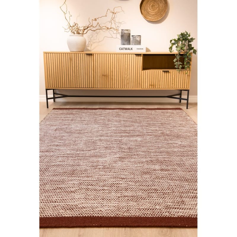 Villamatto Torsby - 200x300 cm, Marsala - Kodintekstiilit & matot - Matto - Moderni matto - Villamatto
