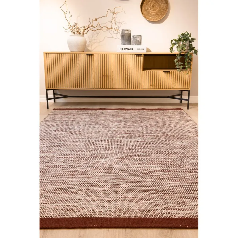 Villamatto Torsby - 200x300 cm, Marsala - Kodintekstiilit & matot - Matto - Moderni matto - Villamatto