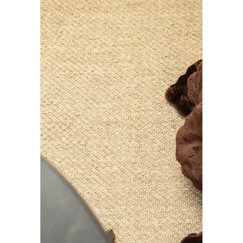 Ullmatta KM Home Ljus Linnebrun 300x400 cm - Kodintekstiilit & matot - Matto - Moderni matto - Villamatto