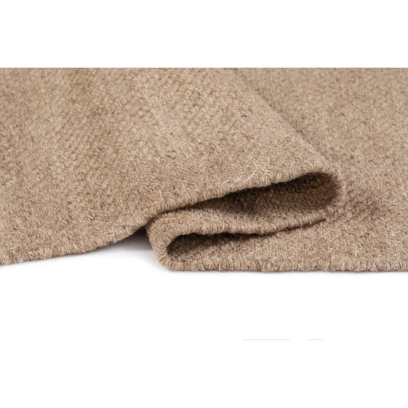 Ullmatta KM Home Ljus Linnebrun 300x400 cm - Kodintekstiilit & matot - Matto - Moderni matto - Villamatto