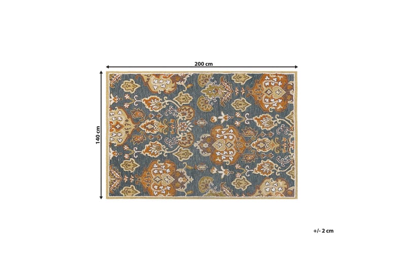 Villamatto Umurlu 140x200 cm - Beige - Kodintekstiilit & matot - Matto - Moderni matto - Villamatto