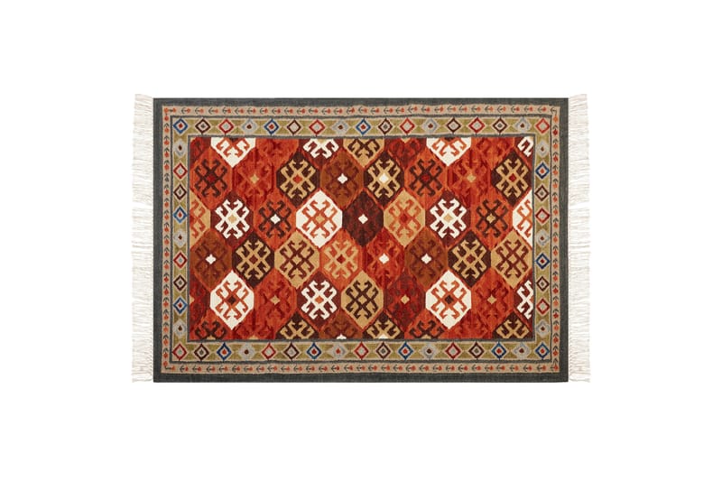 Villamatto Urtsadzor 140x200 cm - Punainen - Kodintekstiilit & matot - Matto - Moderni matto - Villamatto