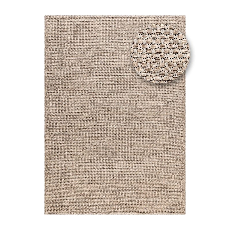 Villamatto Vasa - 140x200 cm, Pellava - Kodintekstiilit & matot - Matto - Moderni matto - Villamatto