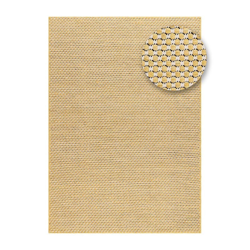 Villamatto Vasa - 160x230 cm, Keltainen - Kodintekstiilit & matot - Matto - Moderni matto - Villamatto