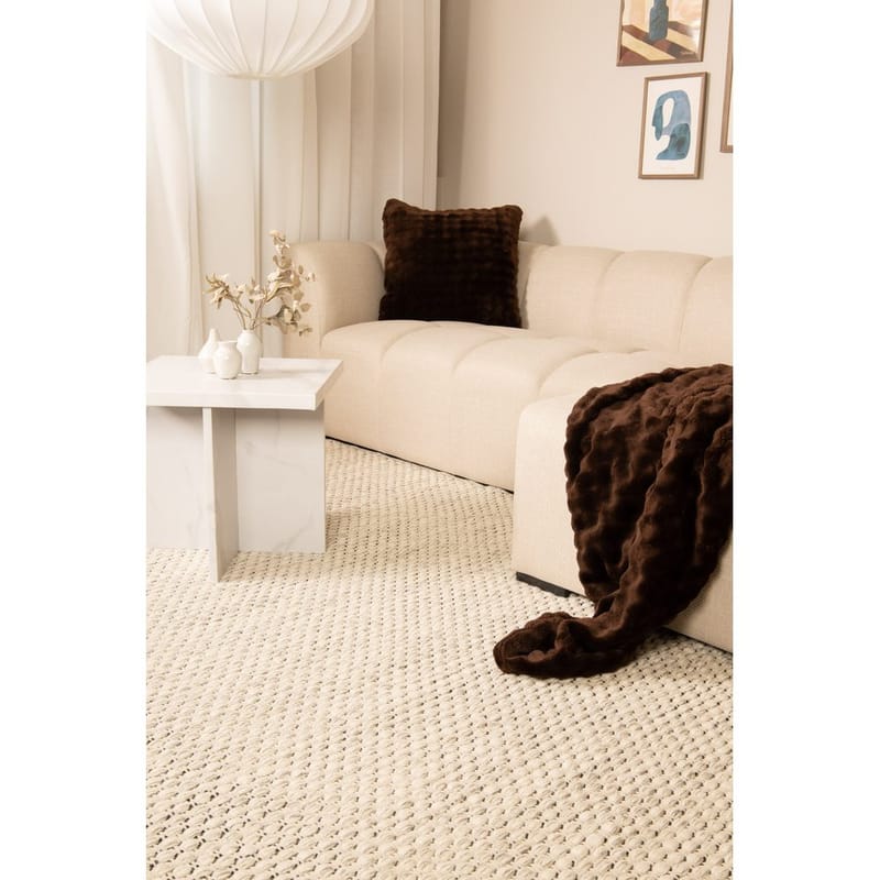 Villamatto Vasa - 200x300 cm, Creme - Kodintekstiilit & matot - Matto - Moderni matto - Villamatto